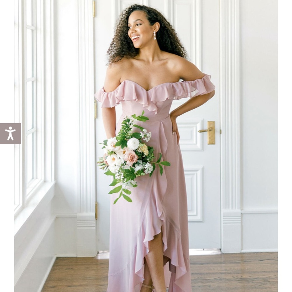 Revelry Scarlet Chiffon Dress - Cinnamon Rose